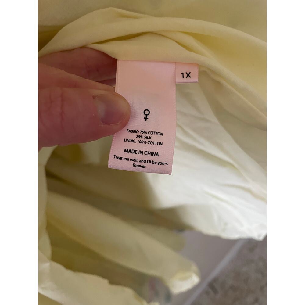 NWT Selkie The Fantasy Ballroom Skirt Long Floral Cottage Core Coquette Silk 1X - Picture 9 of 10